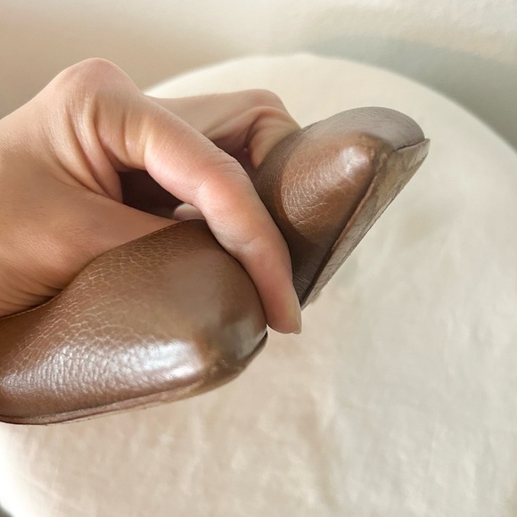 Valentino Garavani Brown Fringe Heels - Picture 8 of 13